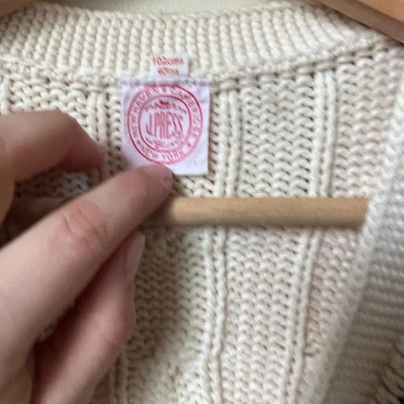 Vintage 90s Light Academia J Press Varsity Sweater - Picture 4 of 4